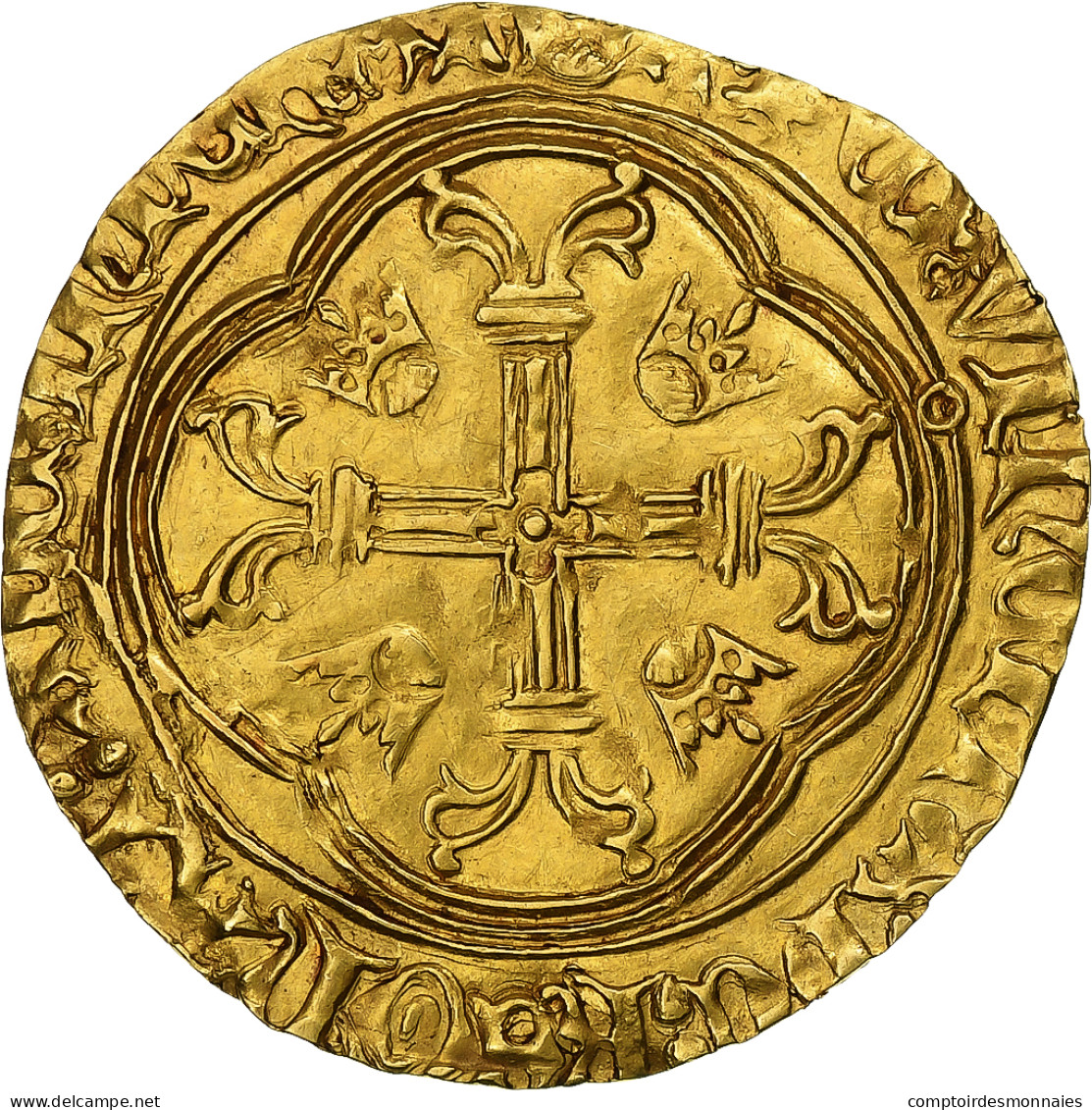 Monnaie, France, Louis XI, Ecu D'or, Toulouse, TTB+, Or, Duplessy:539A - 1461-1483 Louis XI. Le Prudent