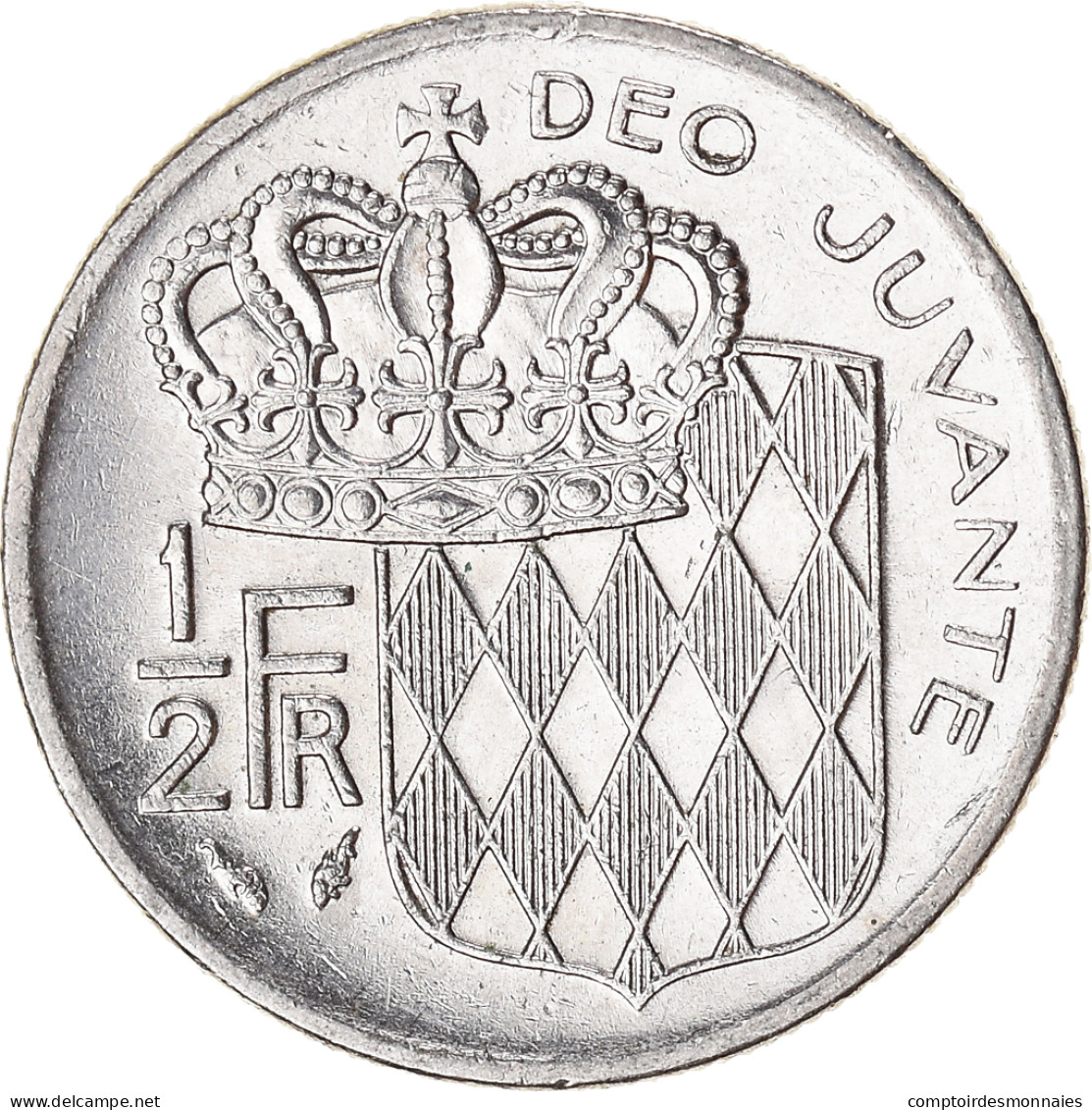 Monnaie, Monaco, 1/2 Franc, 1979 - 1960-2001 Neue Francs