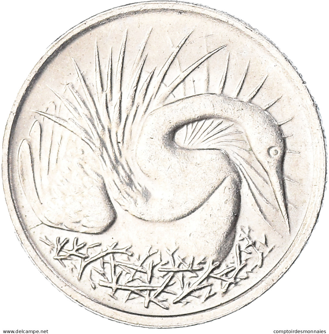 Monnaie, Singapour, 5 Cents, 1980 - Singapour