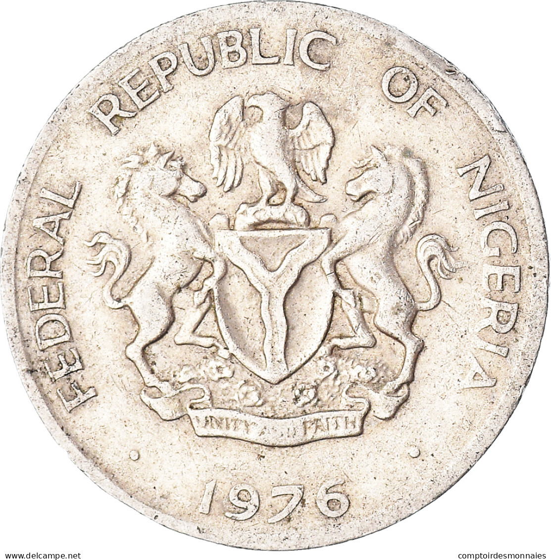 Monnaie, Nigéria, 10 Kobo, 1976 - Nigeria