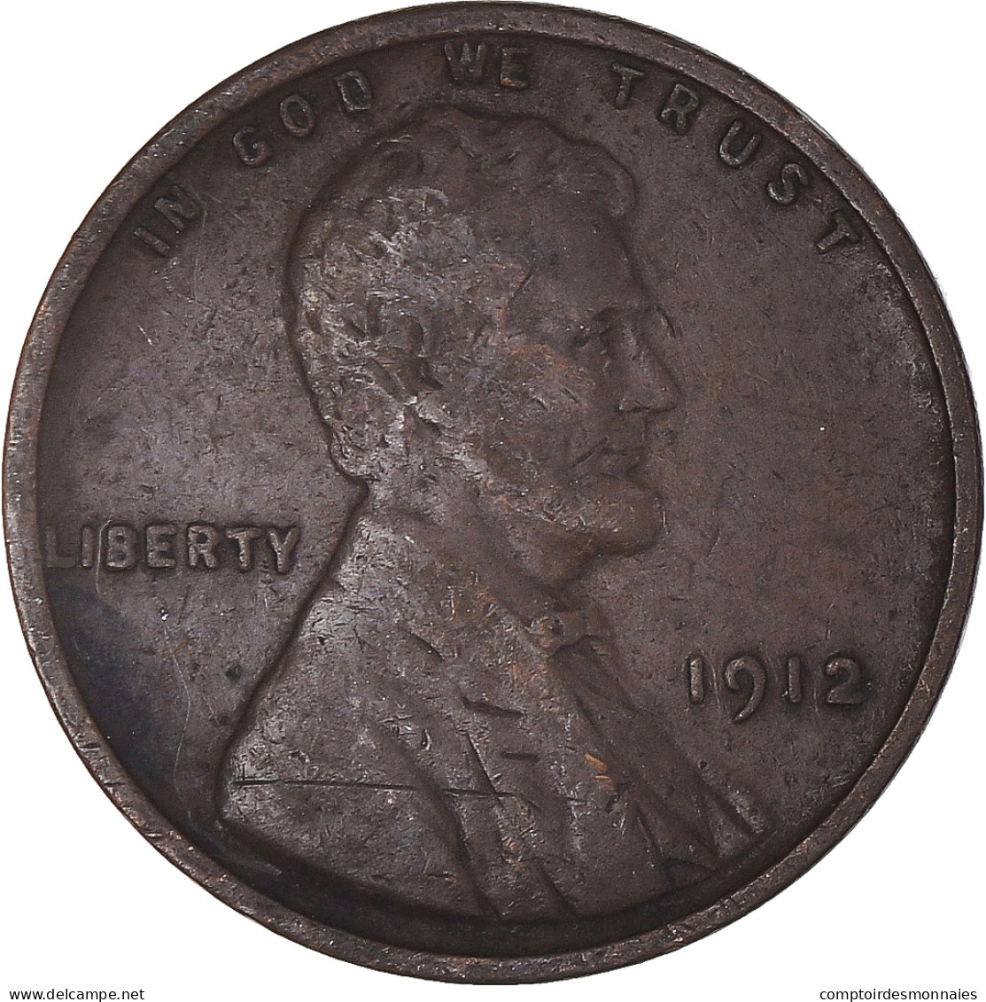 Monnaie, États-Unis, Cent, 1912 - 1909-1958: Lincoln, Wheat Ears Reverse