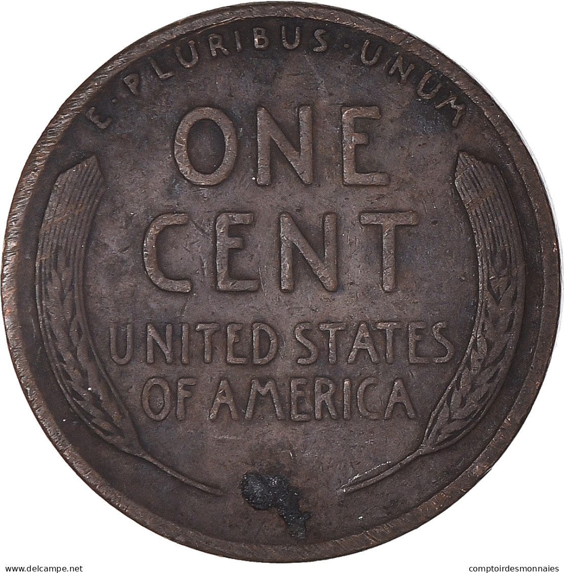 Monnaie, États-Unis, Cent, 1912 - 1909-1958: Lincoln, Wheat Ears Reverse