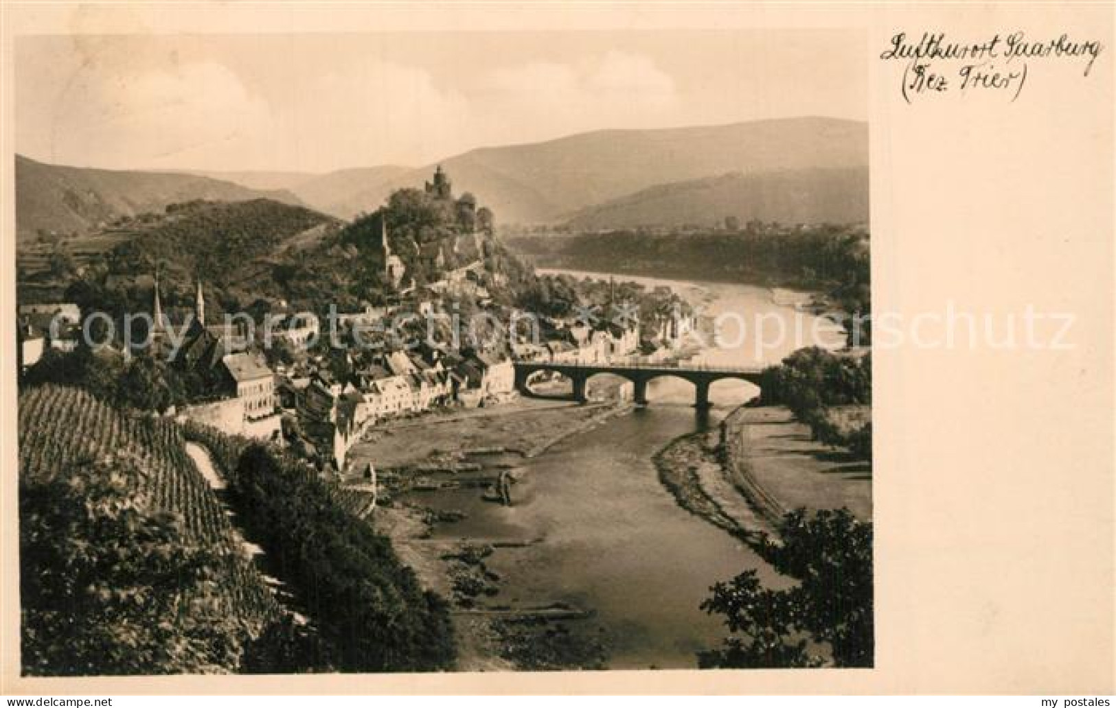 73369723 Saarburg Saar Fliegeraufnahme Saarburg Saar - Saarburg