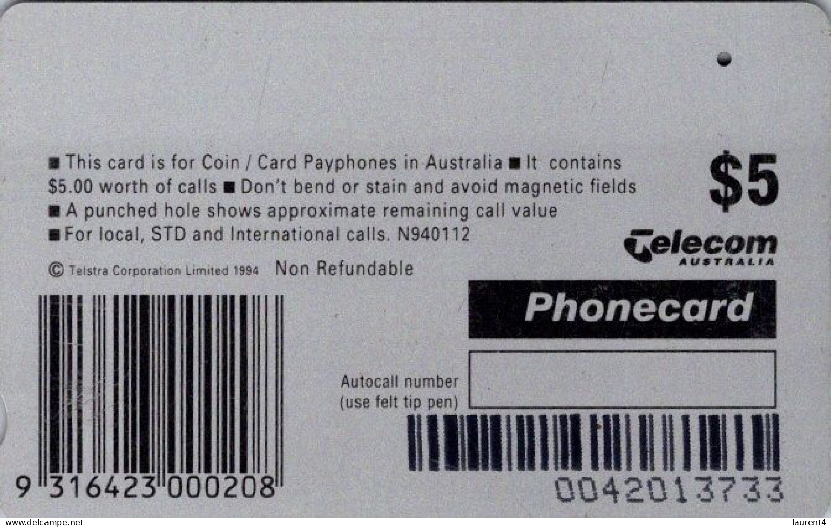 9-3-2024 (Phonecard) Endengered Species - $ 5.00 - 10.00 - Phonecard - Carte De Téléphoone (2 Cards) - Australie