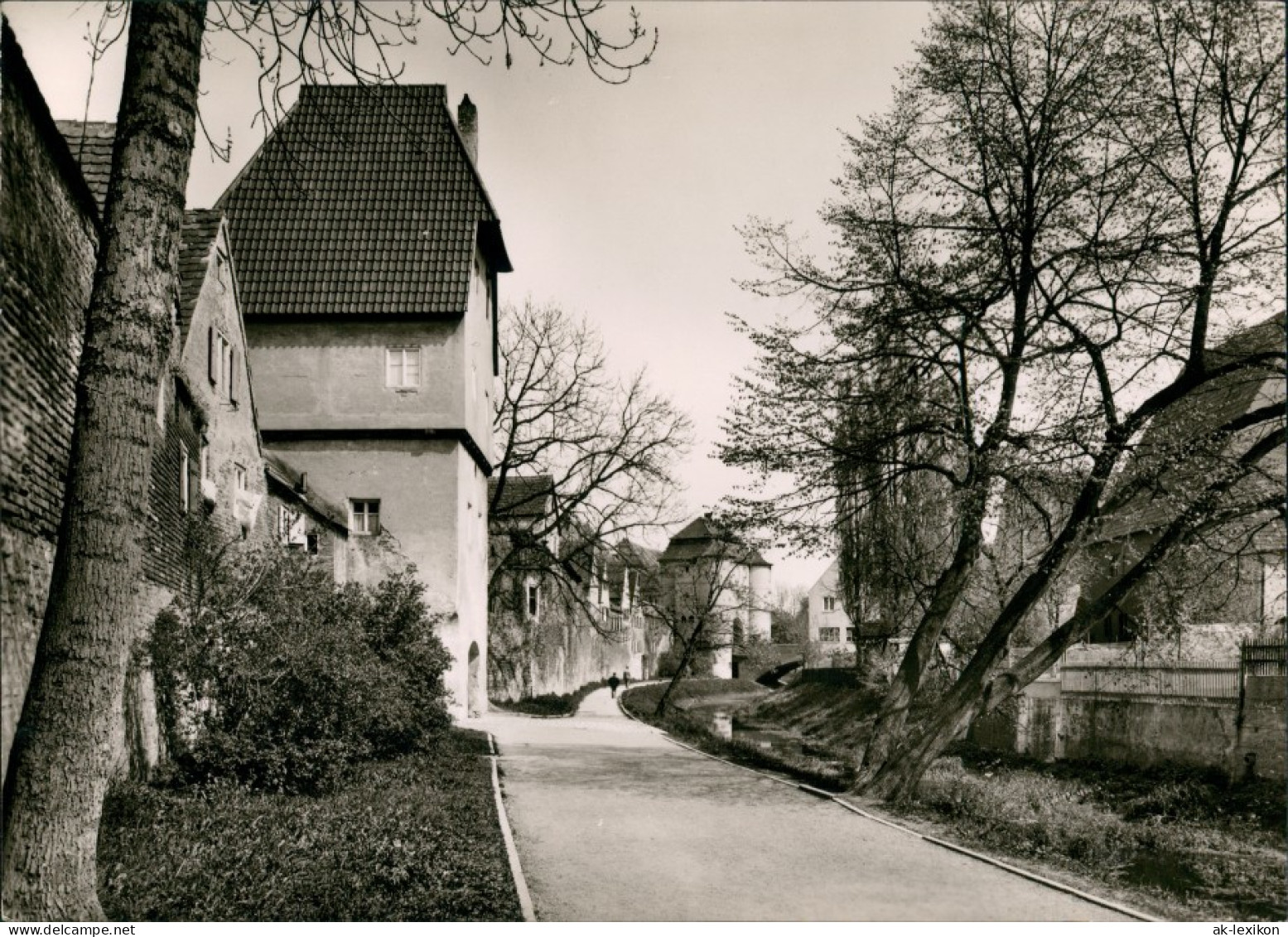 Donauwörth Onkel-Ludwig-Anlage Mit Färbertörl Und Riedertor 1960 - Donauwörth