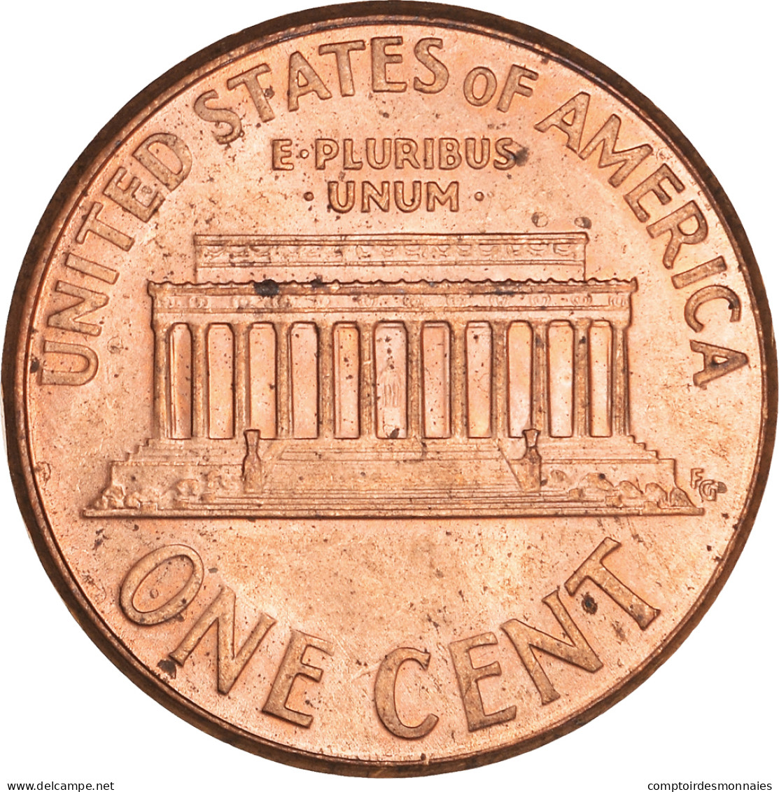 Monnaie, États-Unis, Lincoln Cent, Cent, 2008, U.S. Mint, Dahlonega, SUP - 1959-…: Lincoln, Memorial Reverse