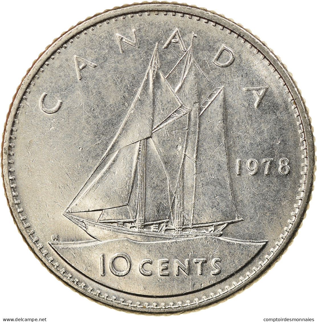 Monnaie, Canada, Elizabeth II, 10 Cents, 1978, Royal Canadian Mint, Ottawa, TB+ - Canada