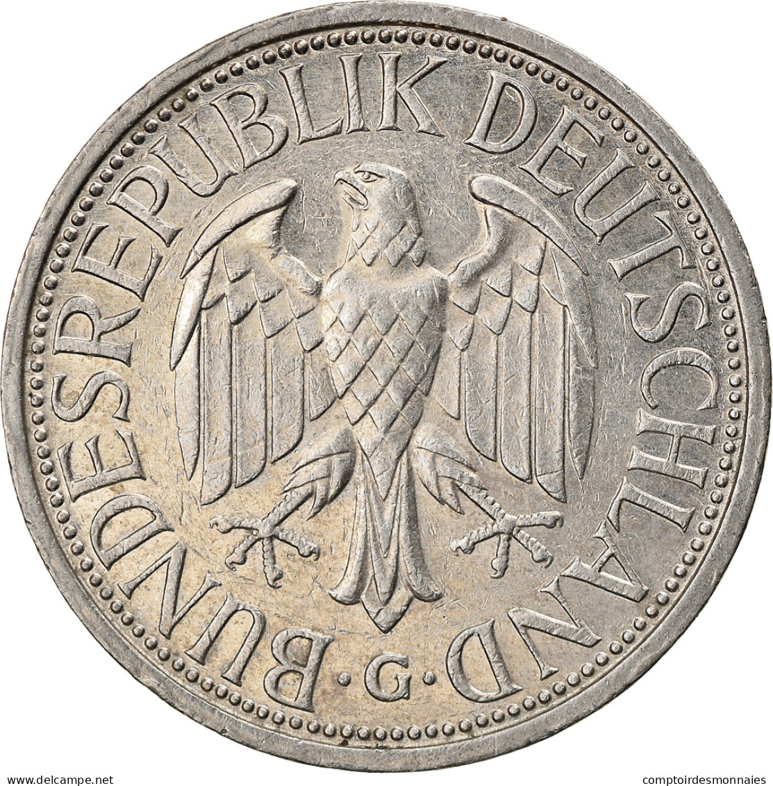 Monnaie, République Fédérale Allemande, Mark, 1980, Karlsruhe, TTB - 1 Mark
