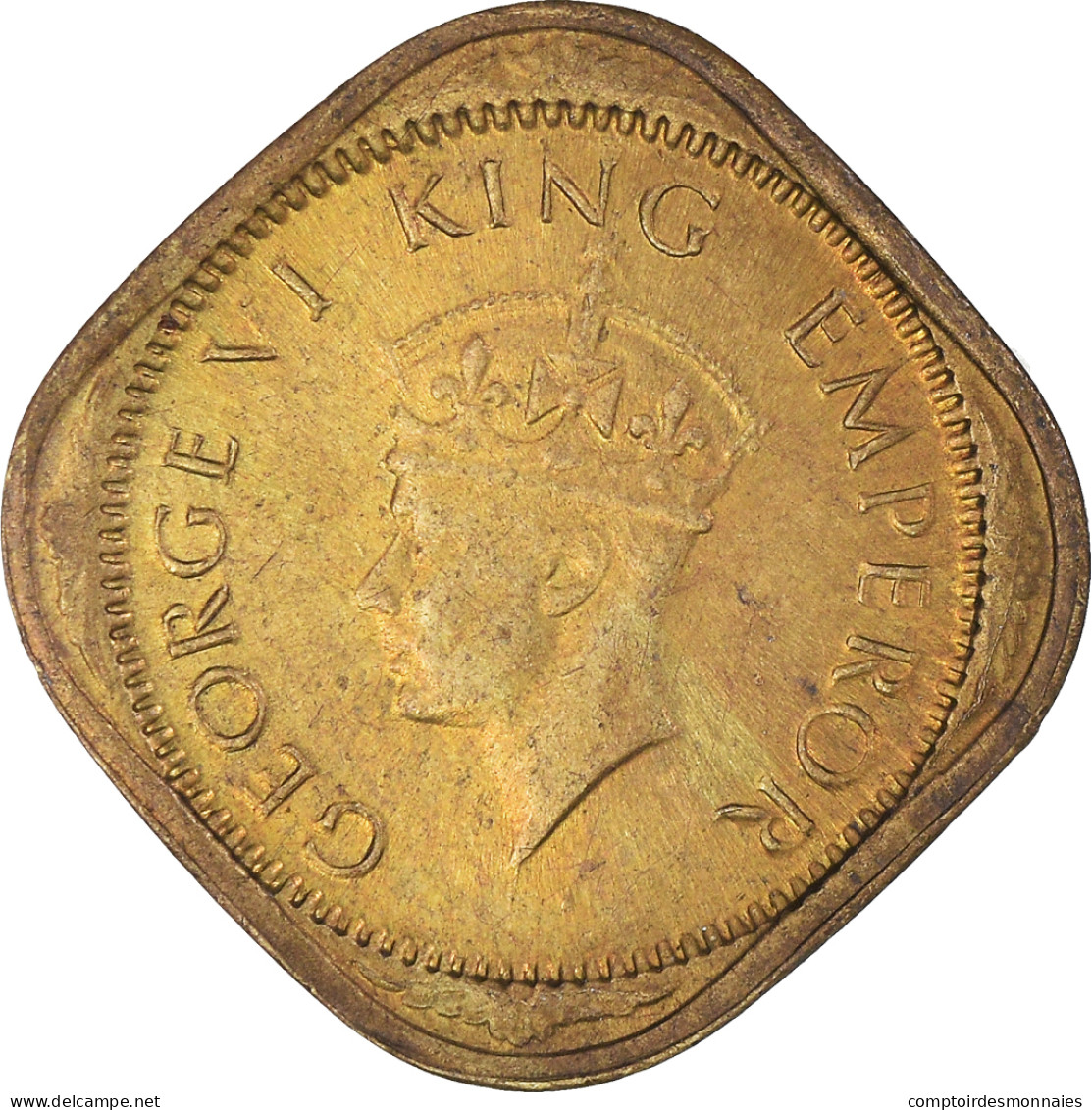 Monnaie, Inde, 1/2 Anna, 1943 - Inde
