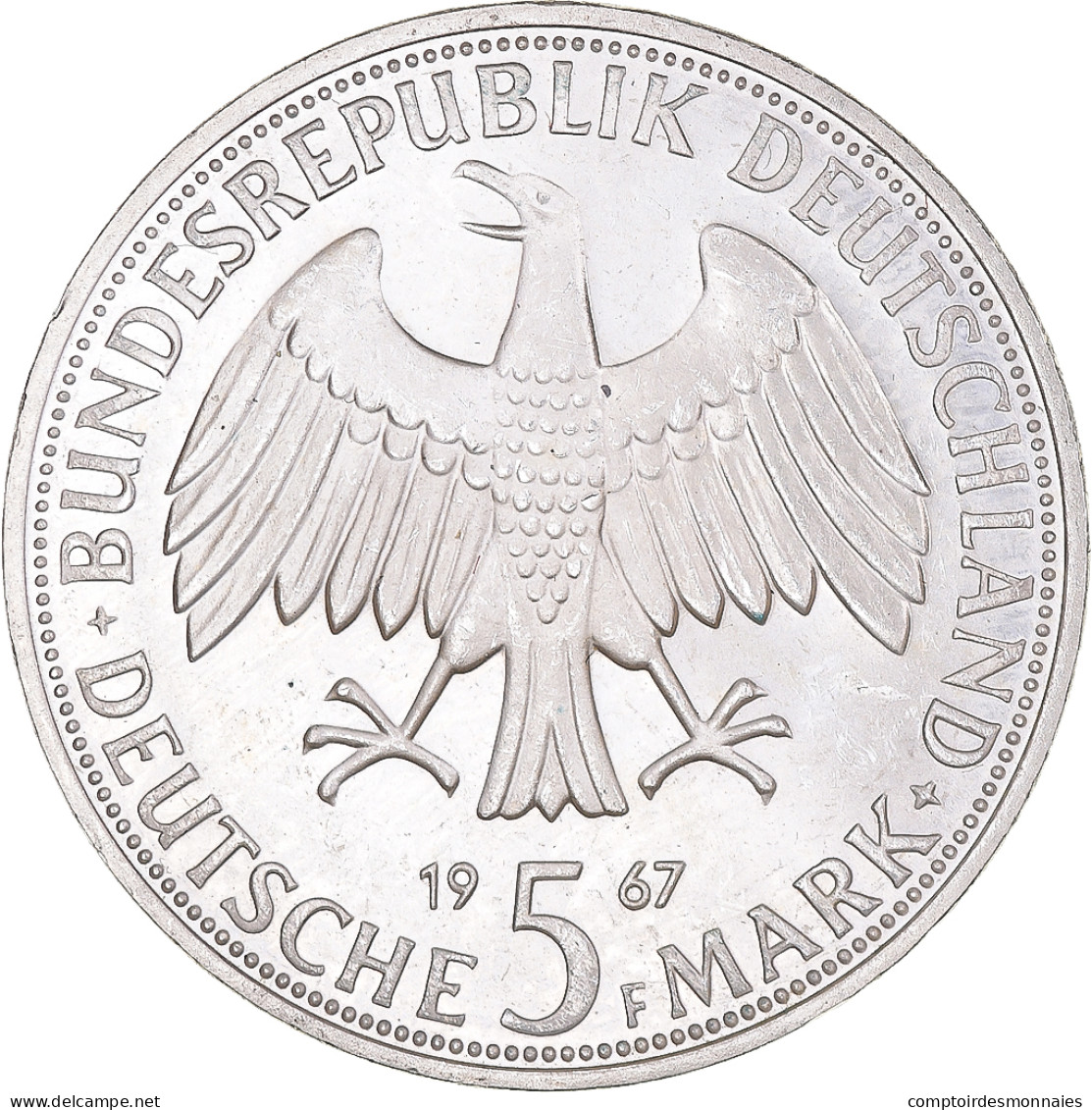 Monnaie, République Fédérale Allemande, 5 Mark, 1967, Stuttgart, Wilhelm And - Commémoratives