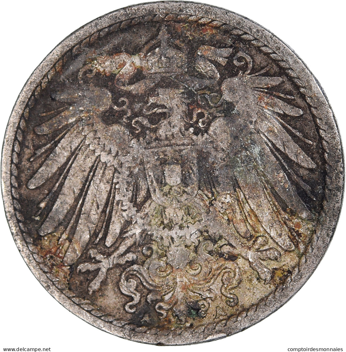 Monnaie, Empire Allemand, 5 Pfennig, 1907 - 5 Pfennig