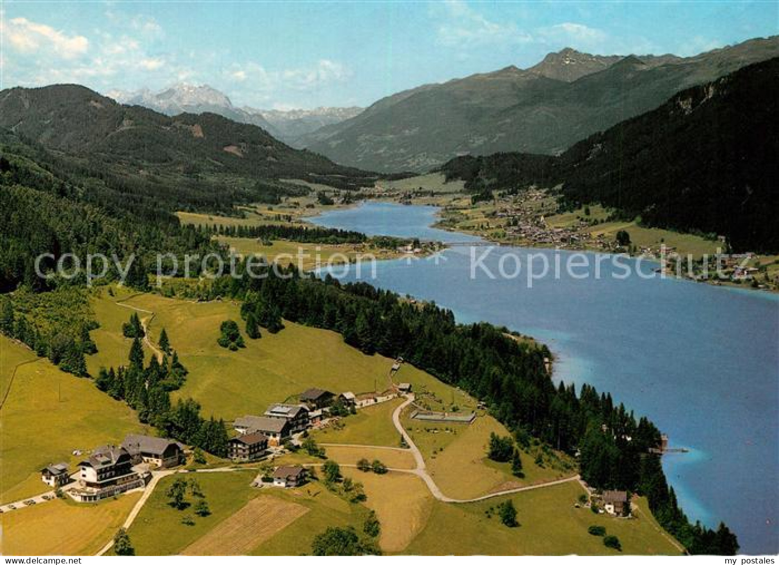 73364870 Weissensee Kaernten Naggl Fliegeraufnahme Weissensee Kaernten - Weissensee