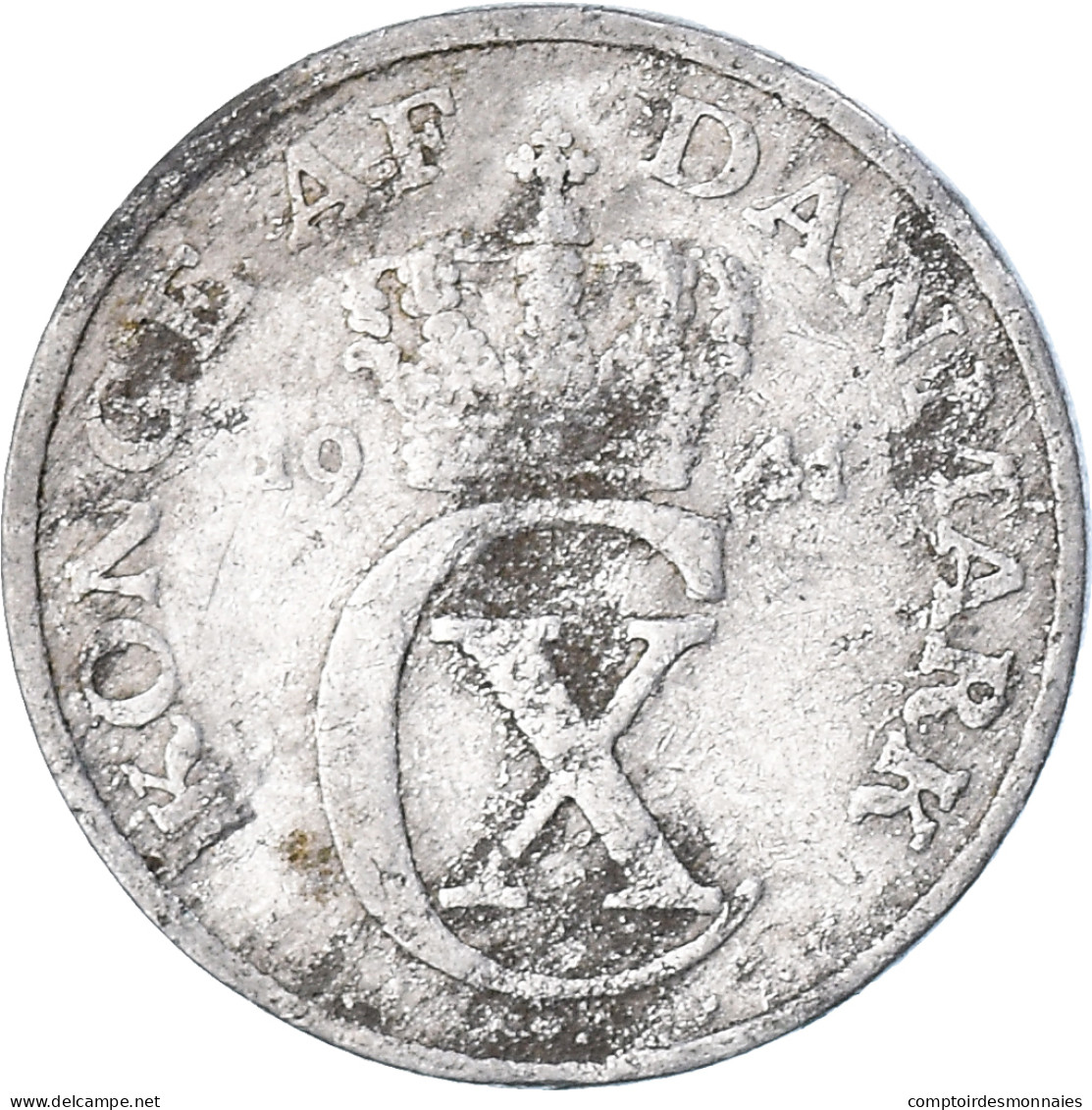 Monnaie, Danemark, 2 Öre, 1941 - Denmark