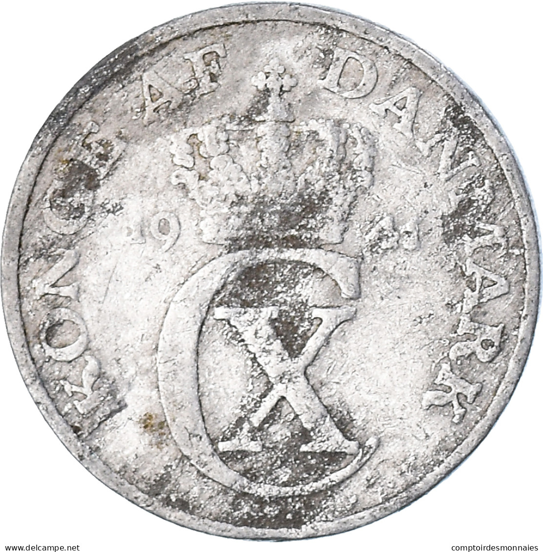 Monnaie, Danemark, 2 Öre, 1941 - Danemark