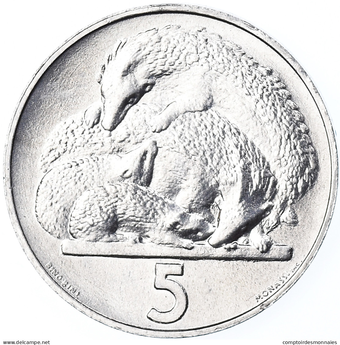Monnaie, Saint Marin , 5 Lire, 1975, Rome, FDC, FDC, Aluminium, KM:42 - San Marino
