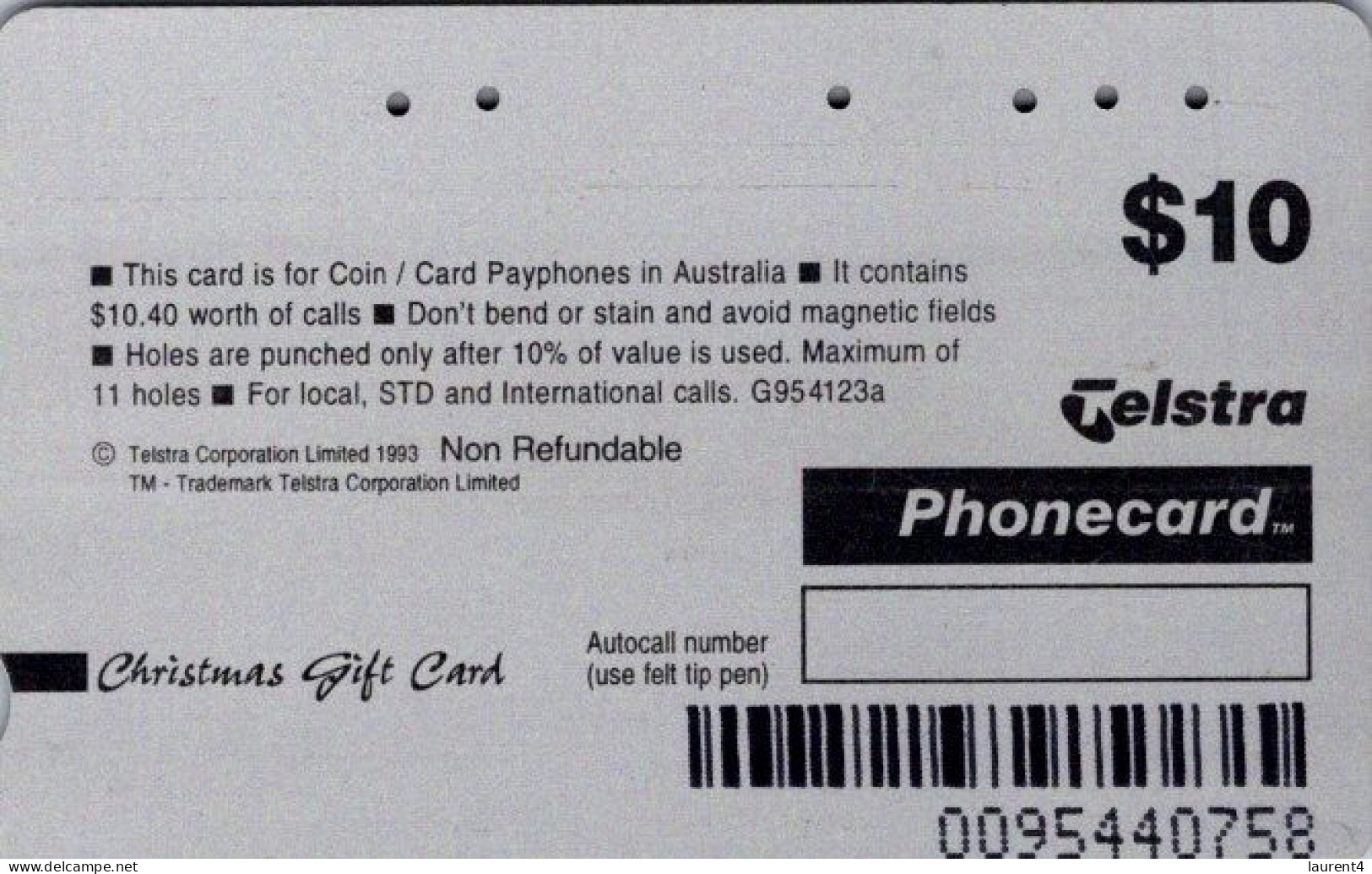 9-3-2024 (Phonecard) Christmas - $ 10.00 - 20.00 - Phonecard - Carte De Téléphone (2 Card) - Australia