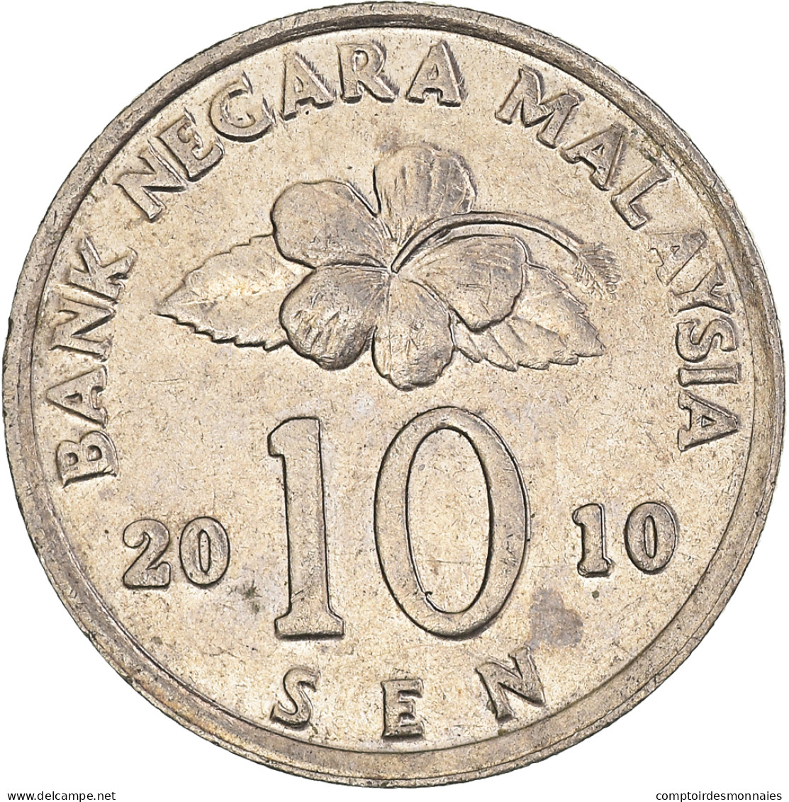 Monnaie, Malaysie, 10 Sen, 2010 - Maleisië