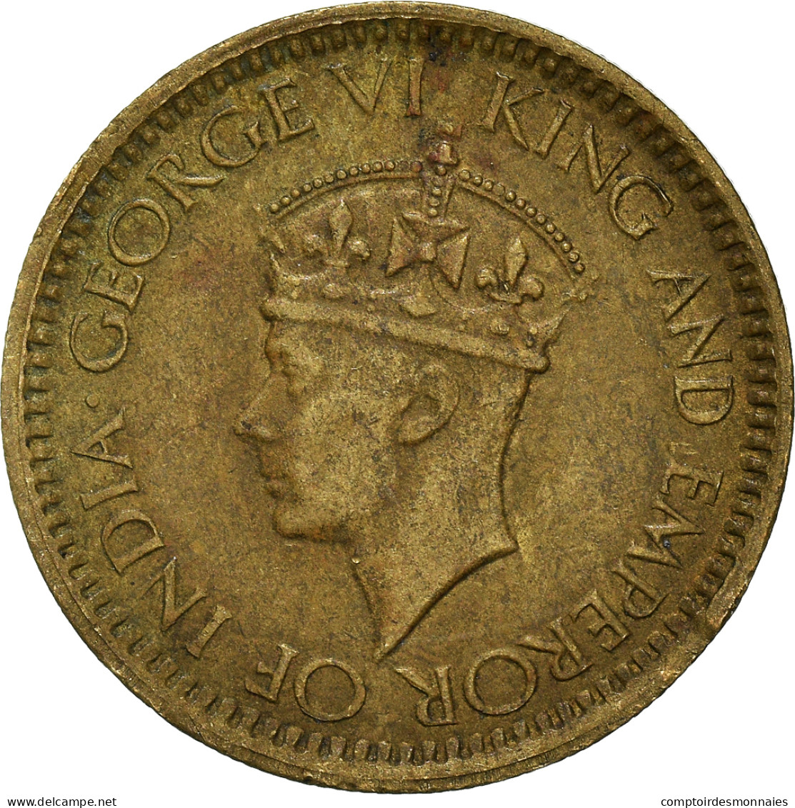 Monnaie, Sri Lanka , 25 Cents, 1943 - Sri Lanka