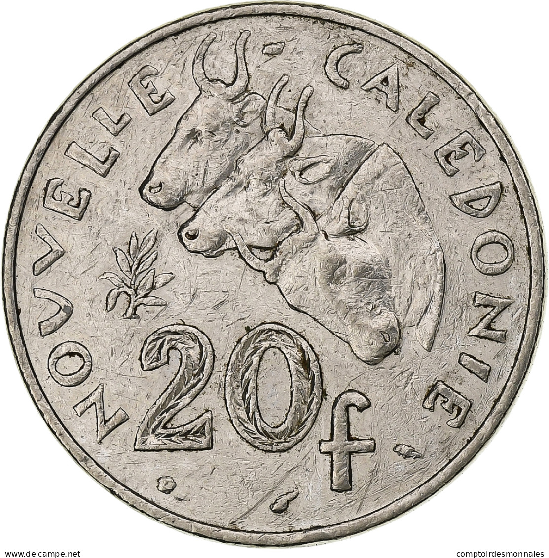 Nouvelle-Calédonie, 20 Francs, 1983, Paris, Nickel, TB+, KM:12 - Nieuw-Caledonië