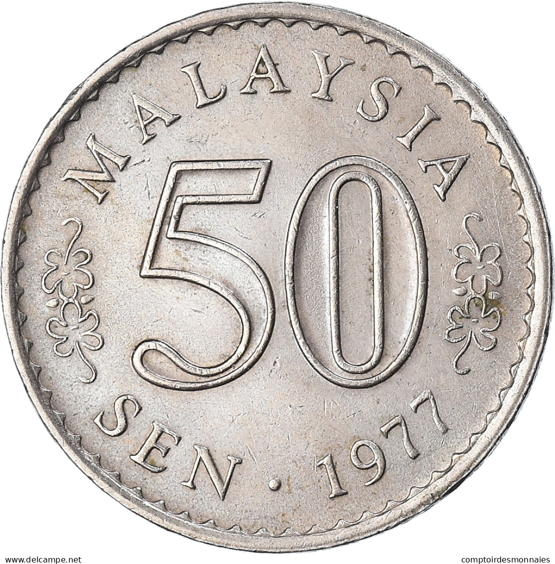 Monnaie, Malaysie, 50 Sen, 1977 - Maleisië