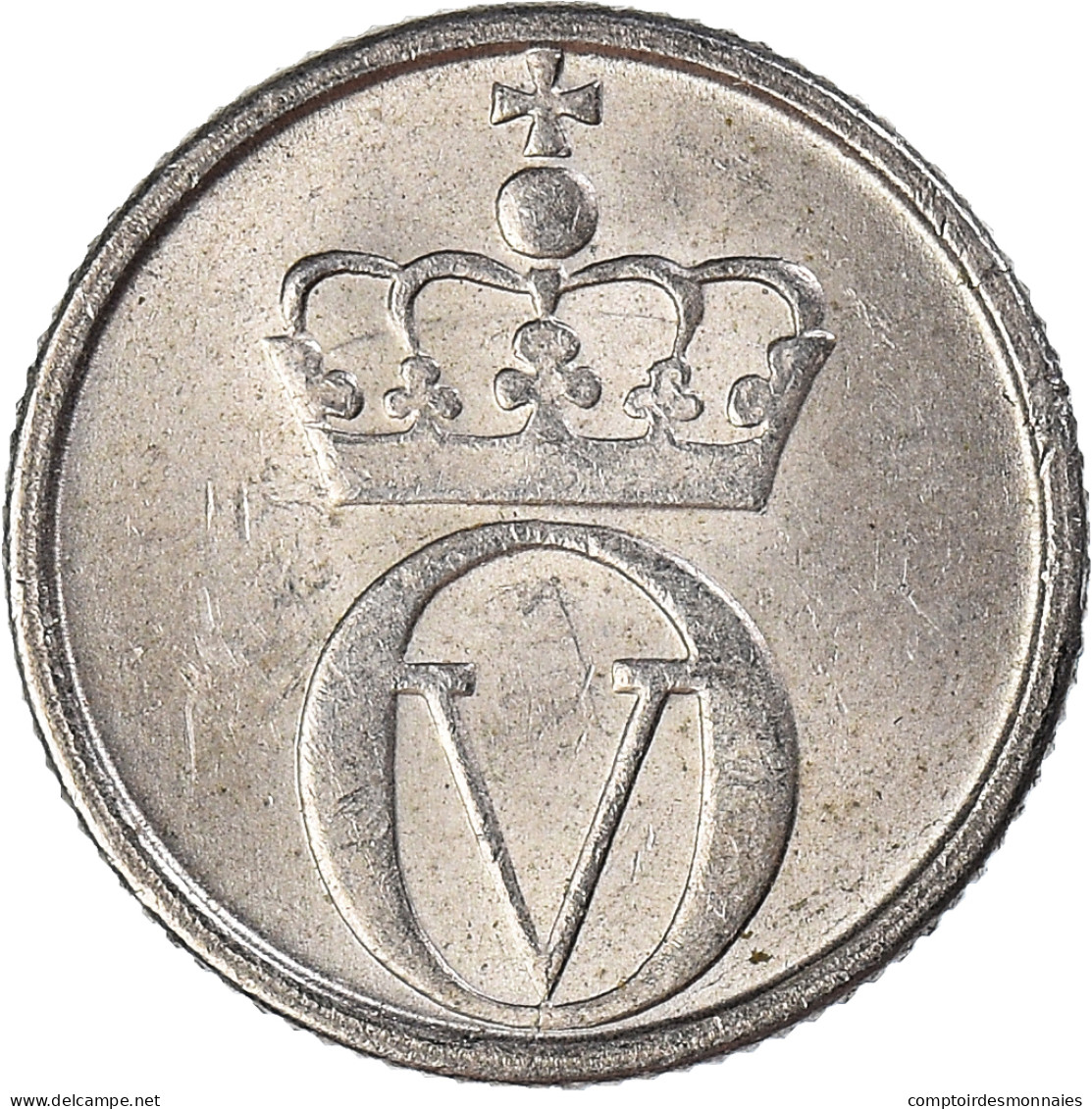 Monnaie, Norvège, 10 Öre, 1960 - Norvegia