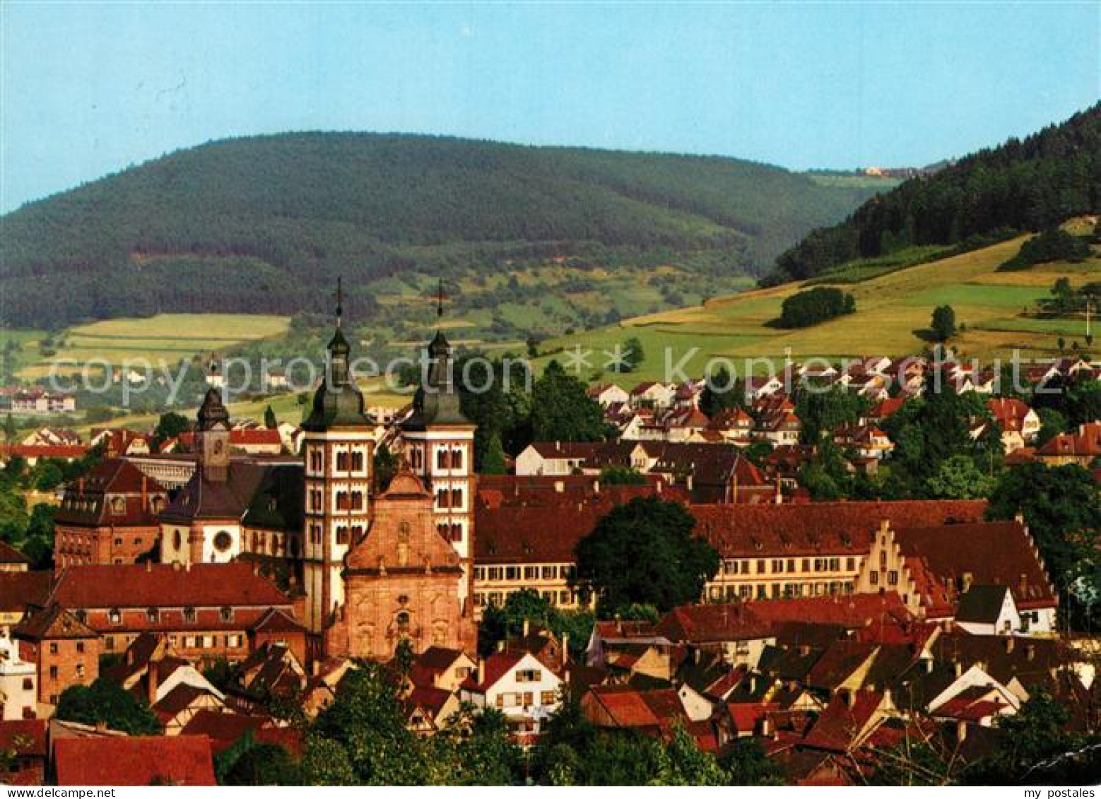 73361408 Amorbach Miltenberg Ortsansicht Mit Kirche Barockstadt Im Odenwald  - Amorbach