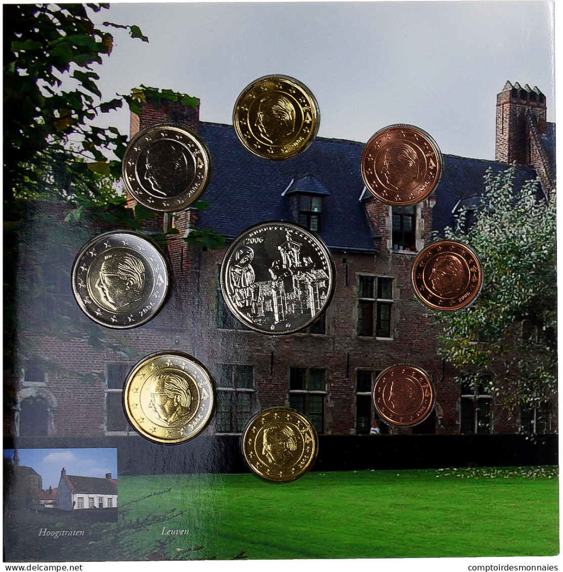 Belgique, 1 Cent To 2 Euro, Les Béguinages Flamands, 2006, Bruxelles, BU, FDC - België