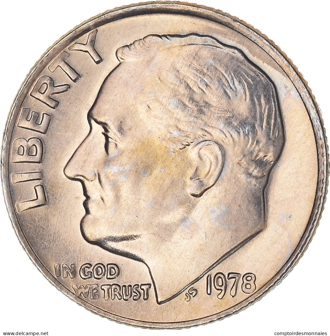 Monnaie, États-Unis, Roosevelt Dime, Dime, 1978, U.S. Mint, Philadelphie, SPL - 1946-...: Roosevelt