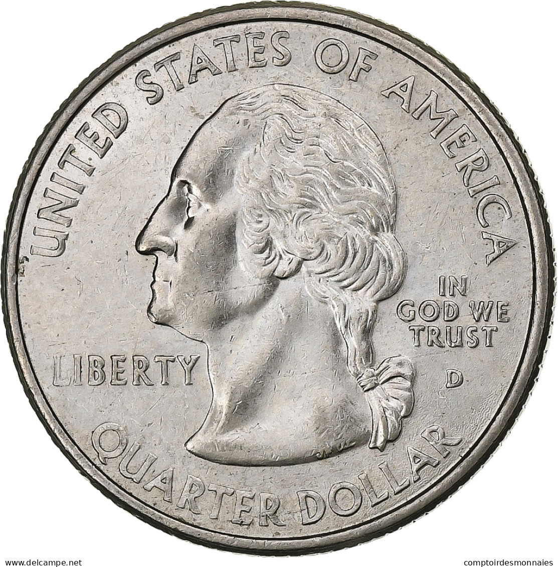 États-Unis, Quarter, 2002, U.S. Mint, Cupronickel Plaqué Cuivre, TTB, KM:334 - 1999-2009: State Quarters