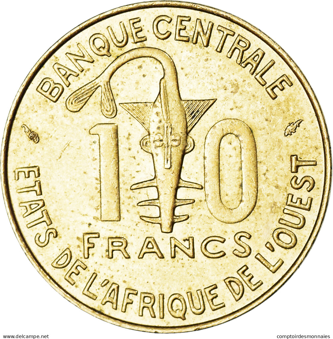 Monnaie, Communauté économique Des États De L'Afrique De L'Ouest, 10 Francs - Sonstige – Afrika