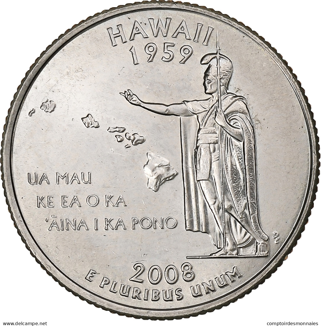 États-Unis, Quarter, 2008, U.S. Mint, Cupronickel Plaqué Cuivre, SUP, KM:425 - 1999-2009: State Quarters