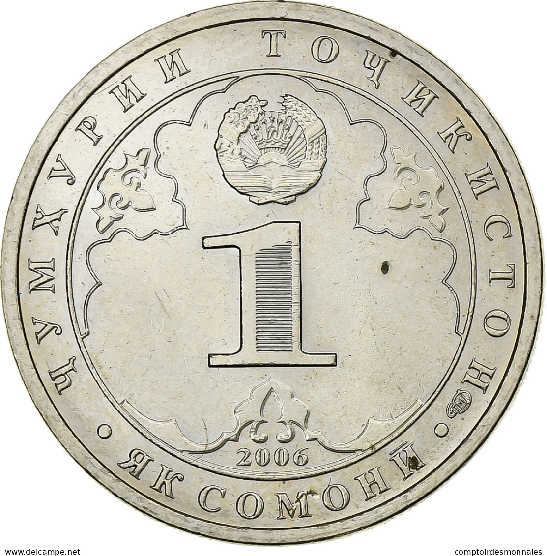 Monnaie, Tadjikistan, Somoni, 2006, St. Petersburg, FDC, Cuivre-Nickel-Zinc - Tajikistan