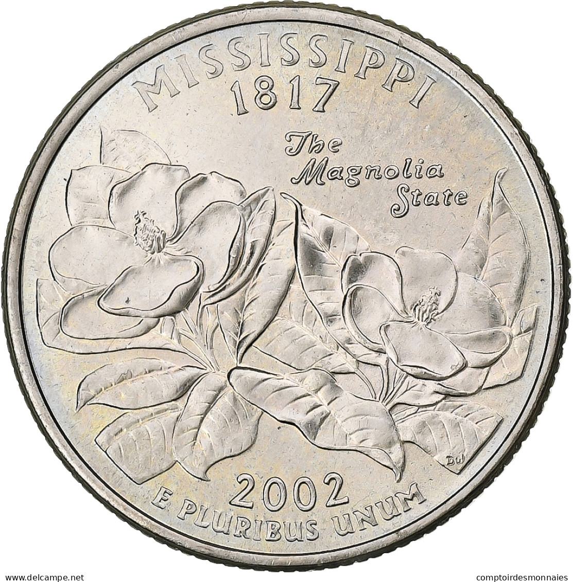 États-Unis, Quarter, 2002, U.S. Mint, Cupronickel Plaqué Cuivre, TTB+, KM:335 - 1999-2009: State Quarters