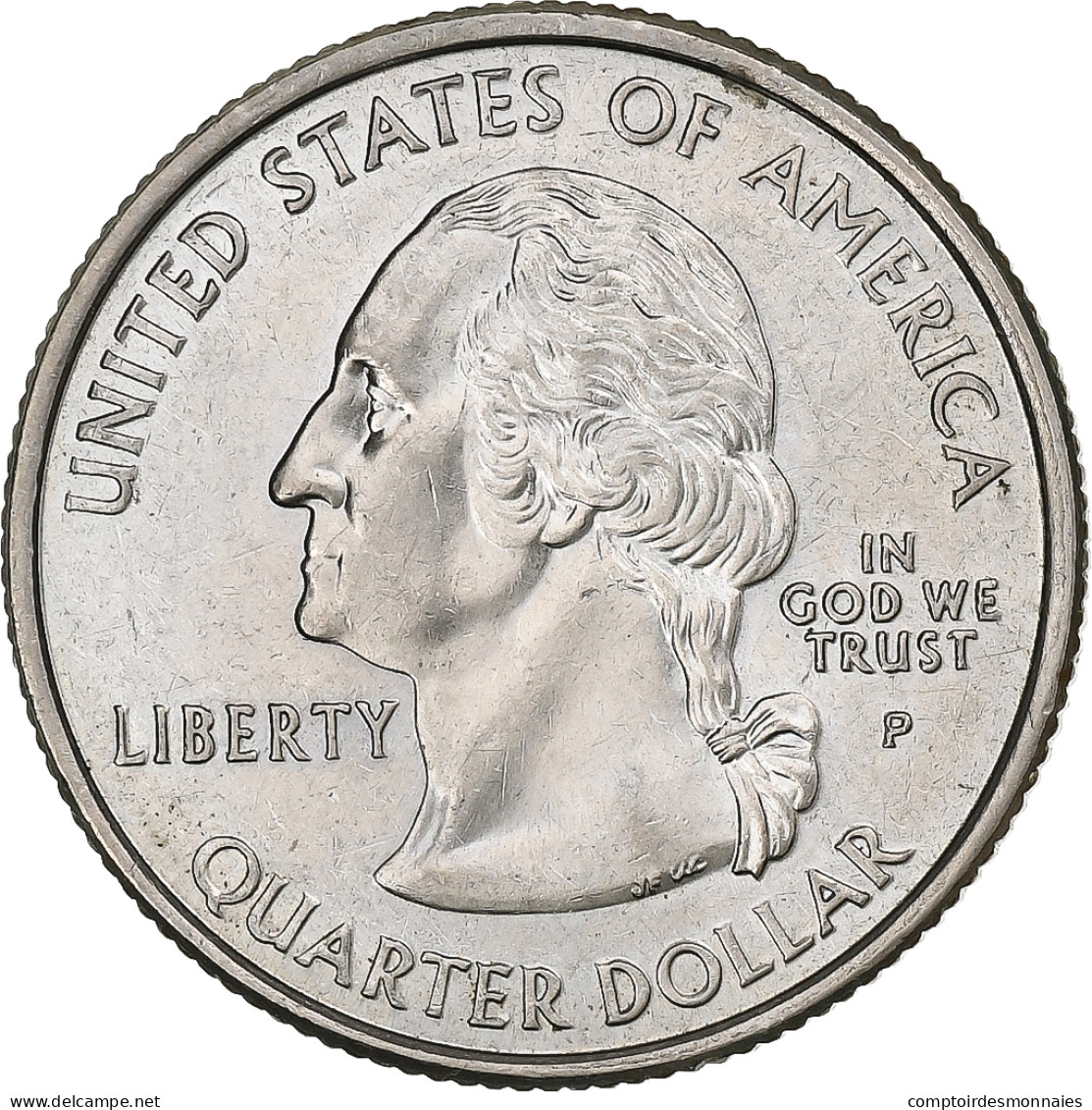 États-Unis, Quarter, 2000, U.S. Mint, Cupronickel Plaqué Cuivre, TTB+, KM:305 - 1999-2009: State Quarters