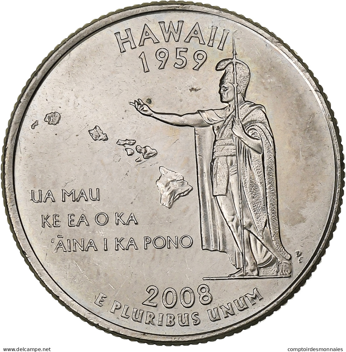 États-Unis, Quarter, 2008, U.S. Mint, Cupronickel Plaqué Cuivre, SUP, KM:425 - 1999-2009: State Quarters