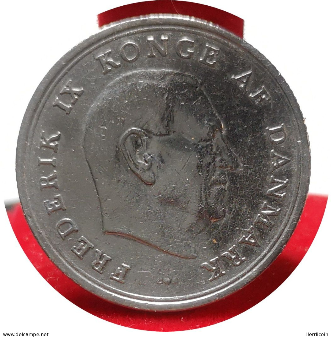 Monnaie 1964 - Danemark - 1 Krone - Frederik IX - Danemark