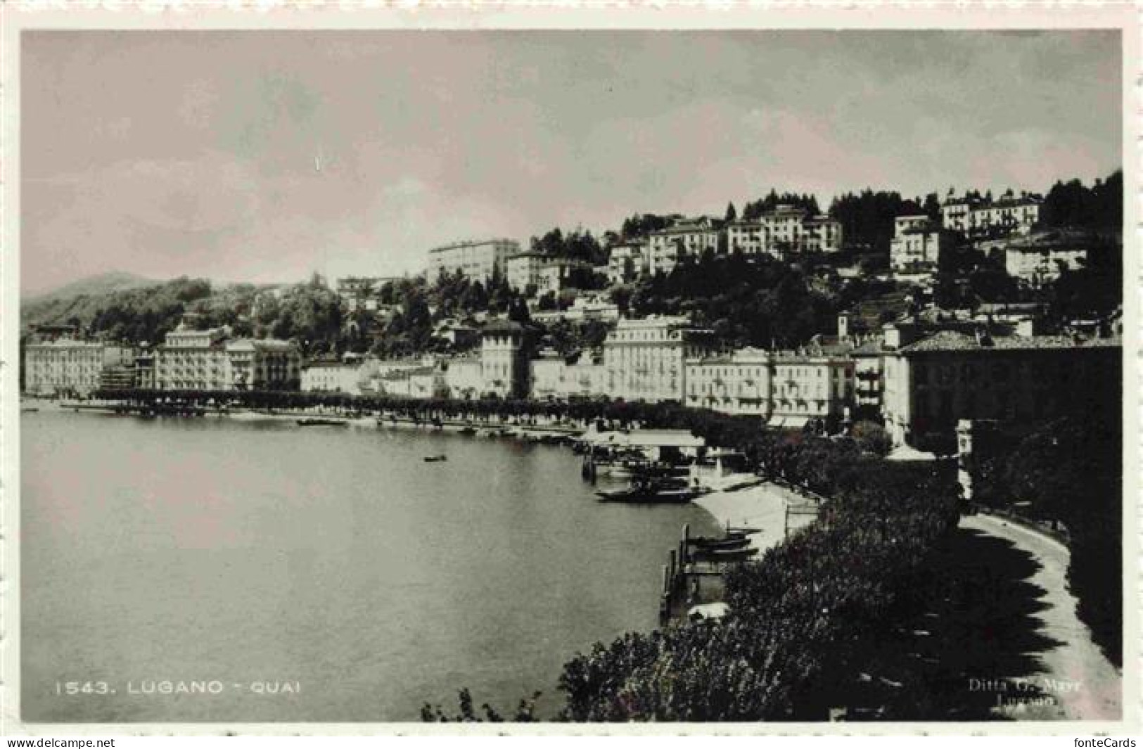 13963713 LUGANO_Lago_di_Lugano_TI Quai Panorama - Autres & Non Classés