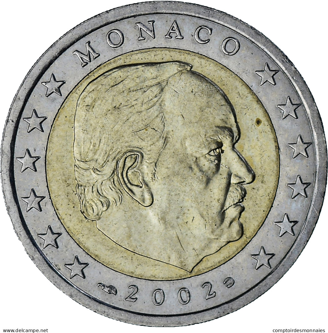 Monaco, Rainier III, 2 Euro, 2002, Paris, TTB, Bimétallique, Gadoury:MC179 - Monaco