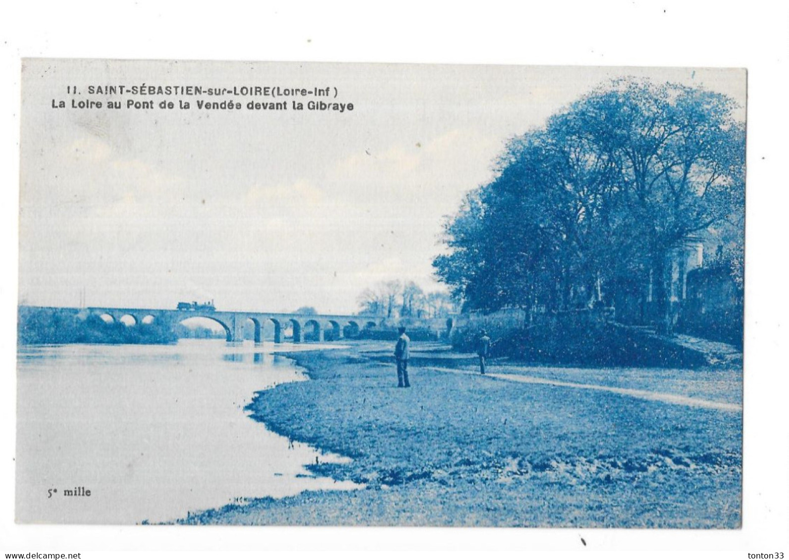 SAINT SEBASTIEN SUR LOIRE - 44 - La Loire Au Pont De La Vendée Devant La GIBRAYE - RARE - TOUL 3 - - Saint-Sébastien-sur-Loire