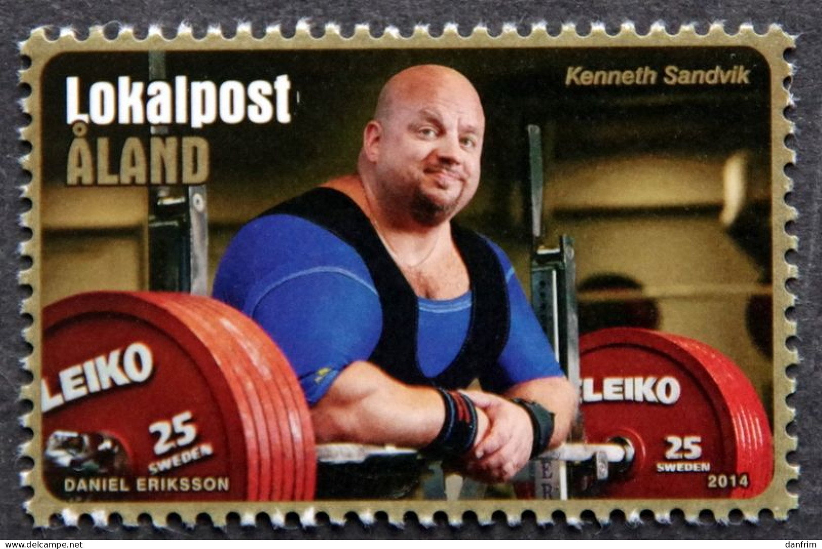 Aland 2014  Weight Training  MiNr. 393  MNH (**)  (lot F 509) - Ålandinseln