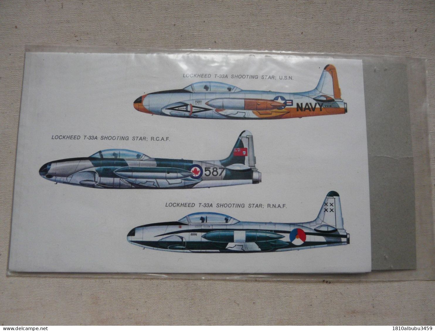 INSIGNES MAQUETTE - LOCKHEED T-33 SHOOTING STAR - Kartonmodellbau  / Lasercut