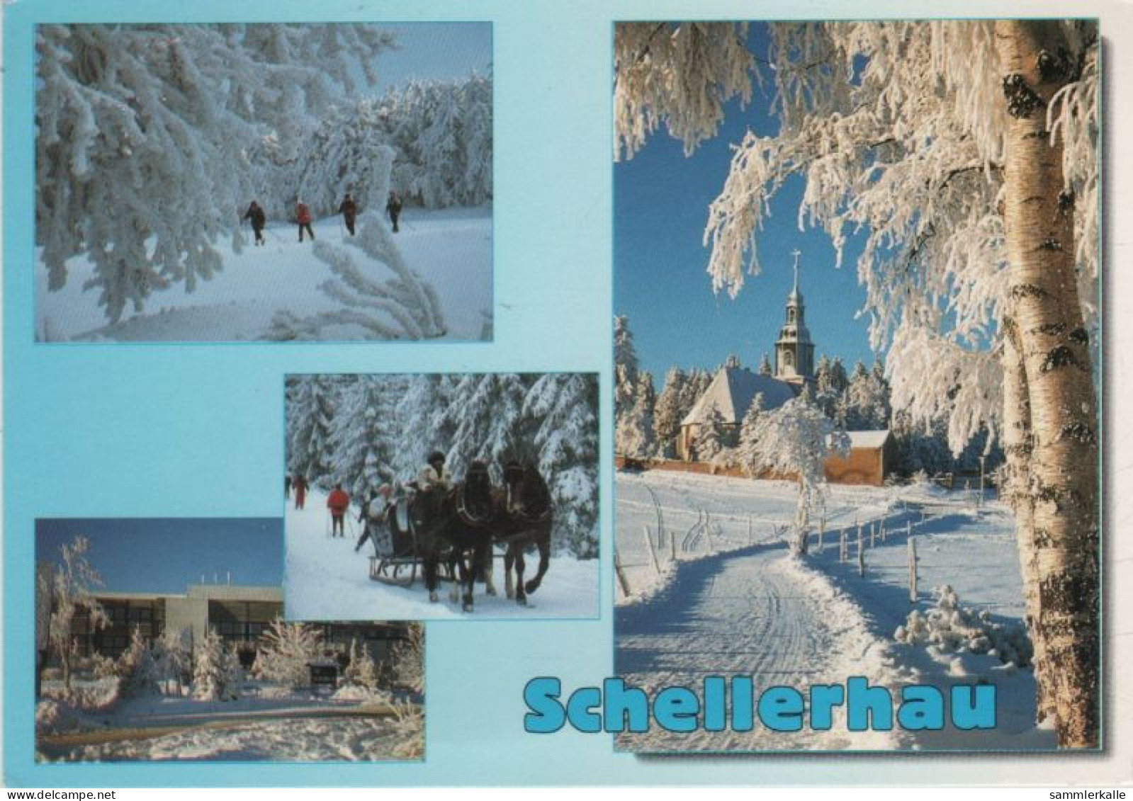 9000425 - Altenberg-Schellerhau - 4 Winterbilder - Schellerhau