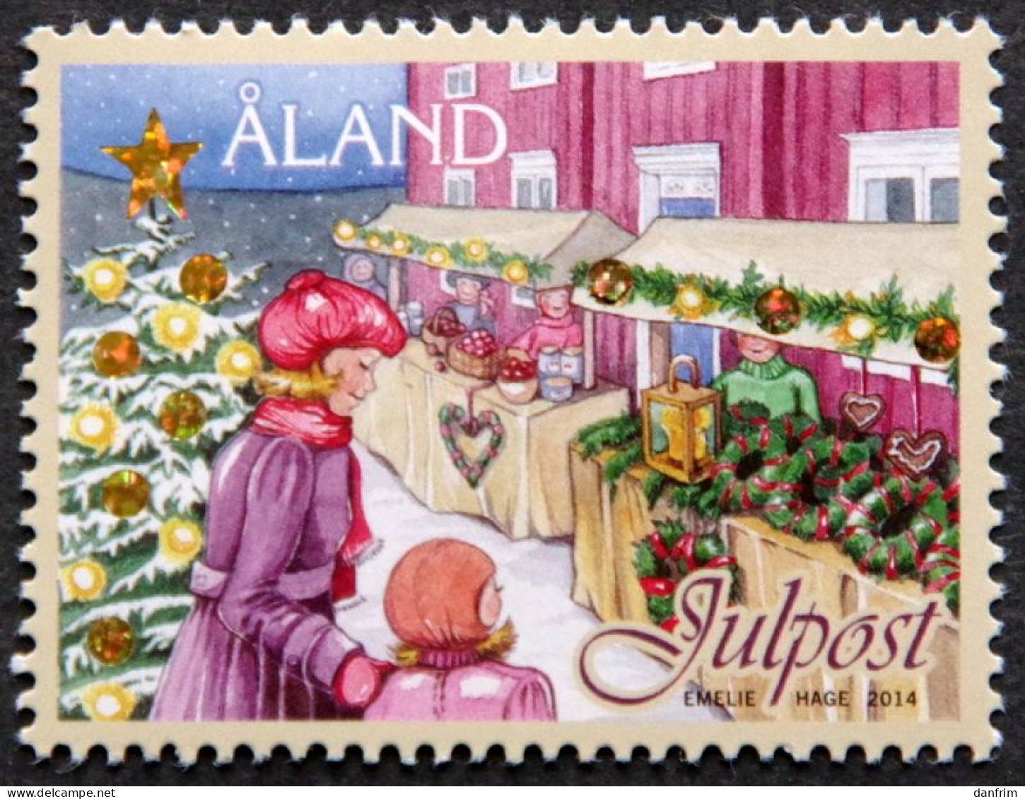 Aland 2014  Christmas  MiNr. 399  MNH (**)  (lot F 552) - Ålandinseln