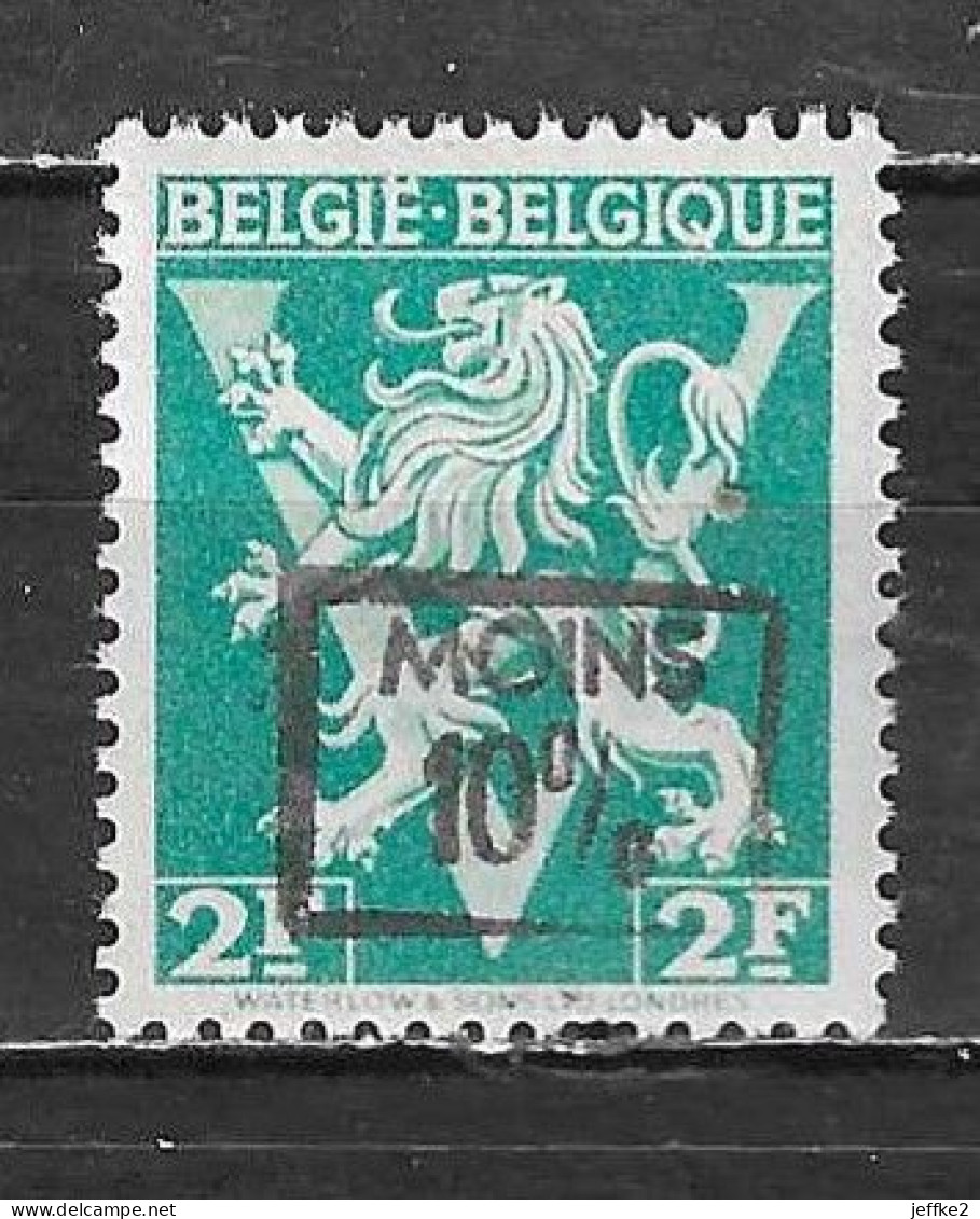 724L**  Lion Héraldique Surchargé -10% - UCCLE 3 - MNH** - LOOK!!!! - 1946 -10%