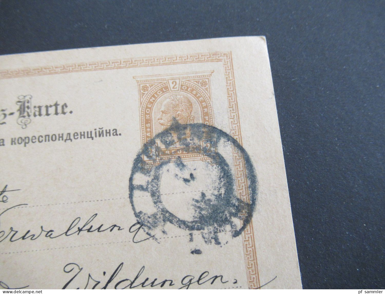 Österreich / Ukraine 1898 GA 2 Kreuzer Lemberg - Bad Wildungen Abs. Dr. / KuK Universitätsprofessor In Lemberg Galizien - Briefkaarten