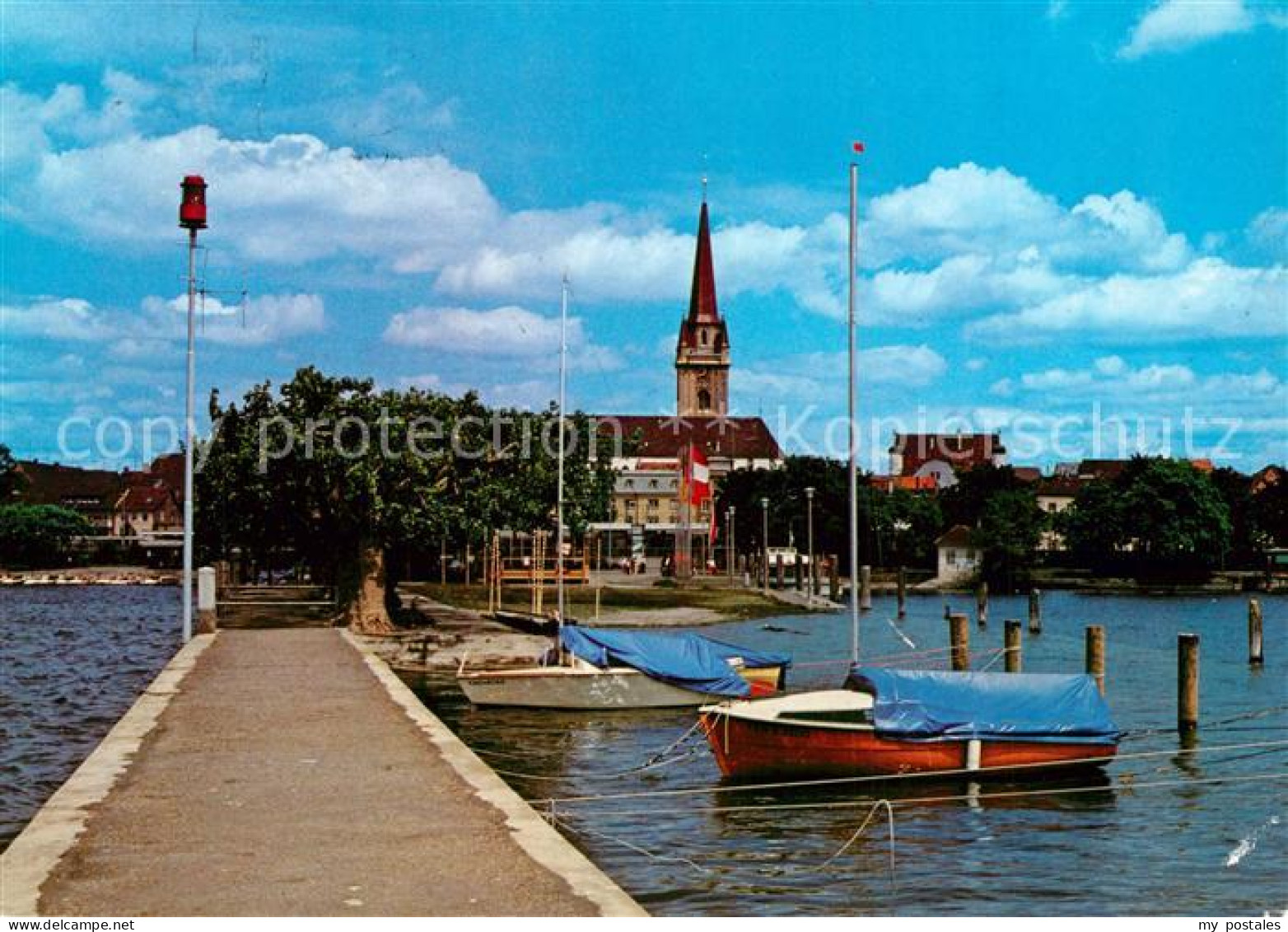 73336650 Radolfzell Bodensee Bootshafen Kirche Radolfzell Bodensee - Radolfzell