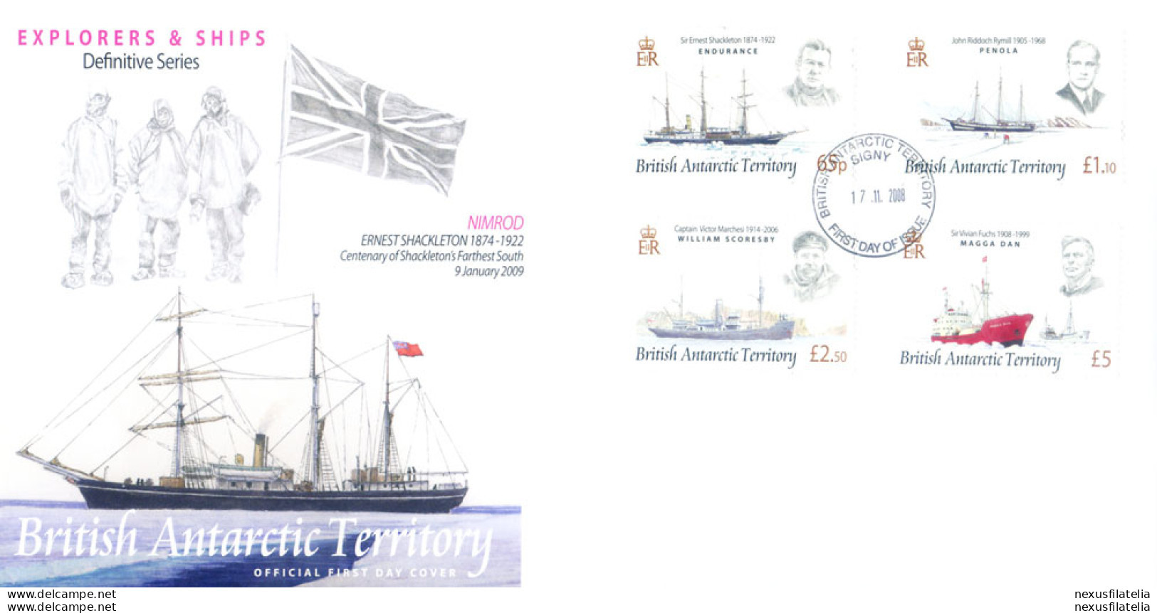 Definitiva. Esploratori E Navi 2008. 3 FDC. - Andere & Zonder Classificatie