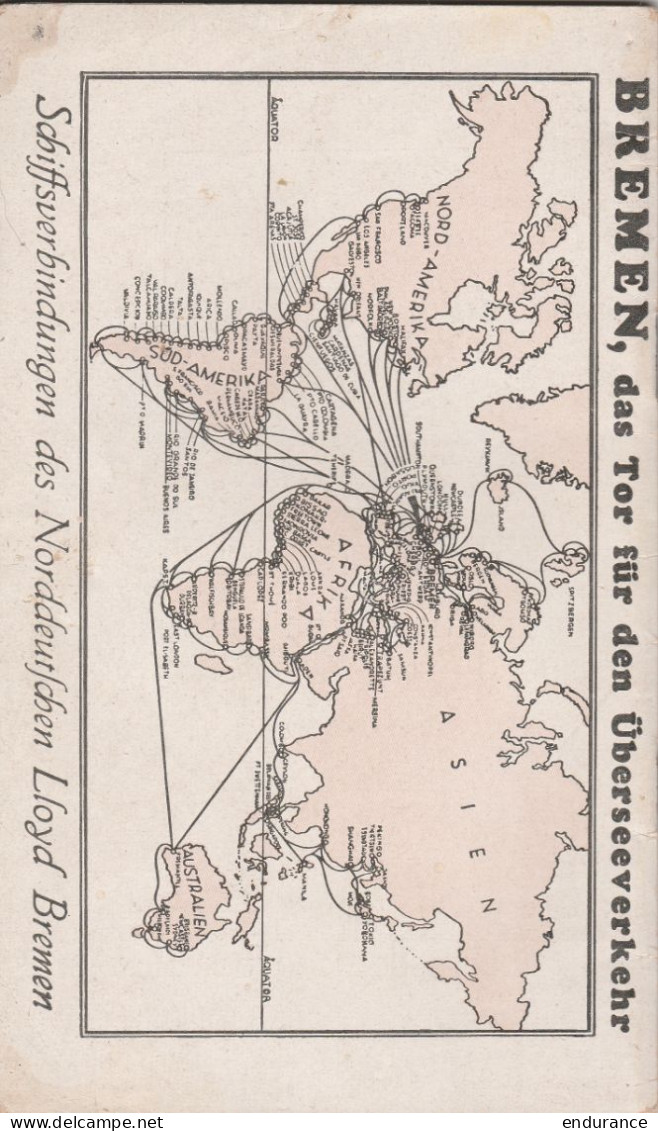 Annuaire Des Voyageurs - Voyage Du Paquebot "Sierra Modena" De BREMEN Vers Brésil Et Argentine 3 Nov 1930 (verzeichnis D - Other & Unclassified