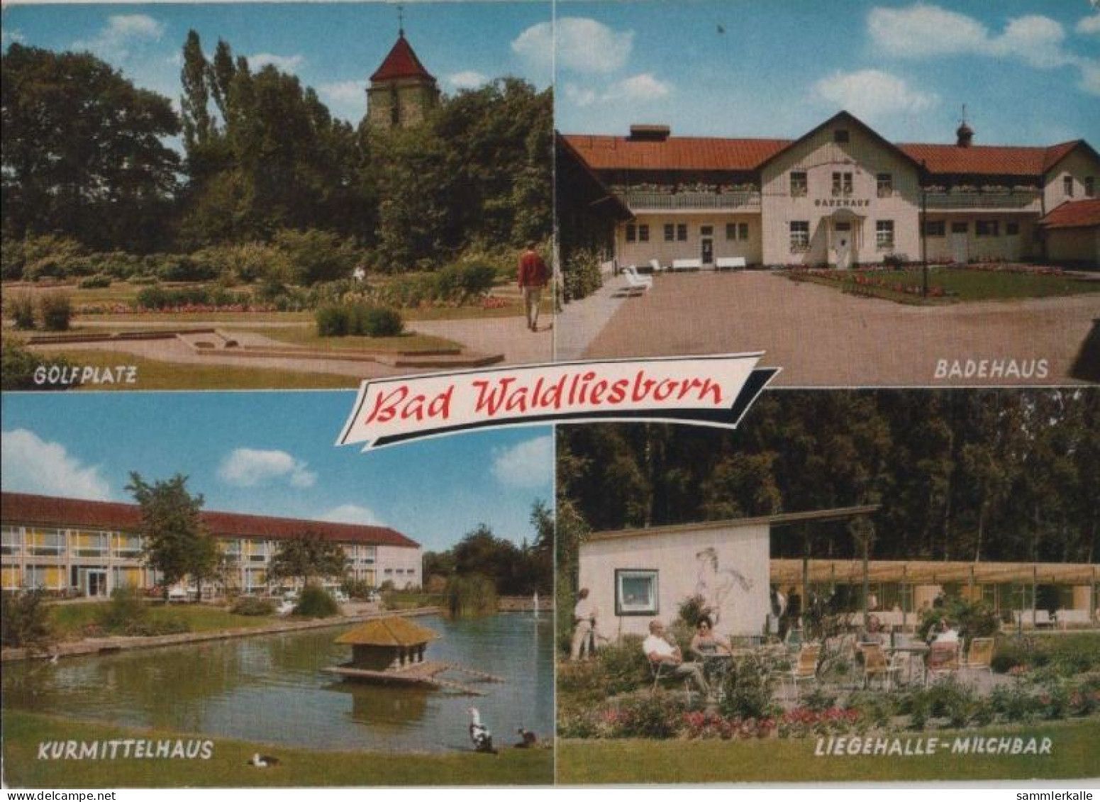 92064 - Lippstadt-Bad Waldliesborn - U.a. Kurmittelhaus - 1966 - Lippstadt