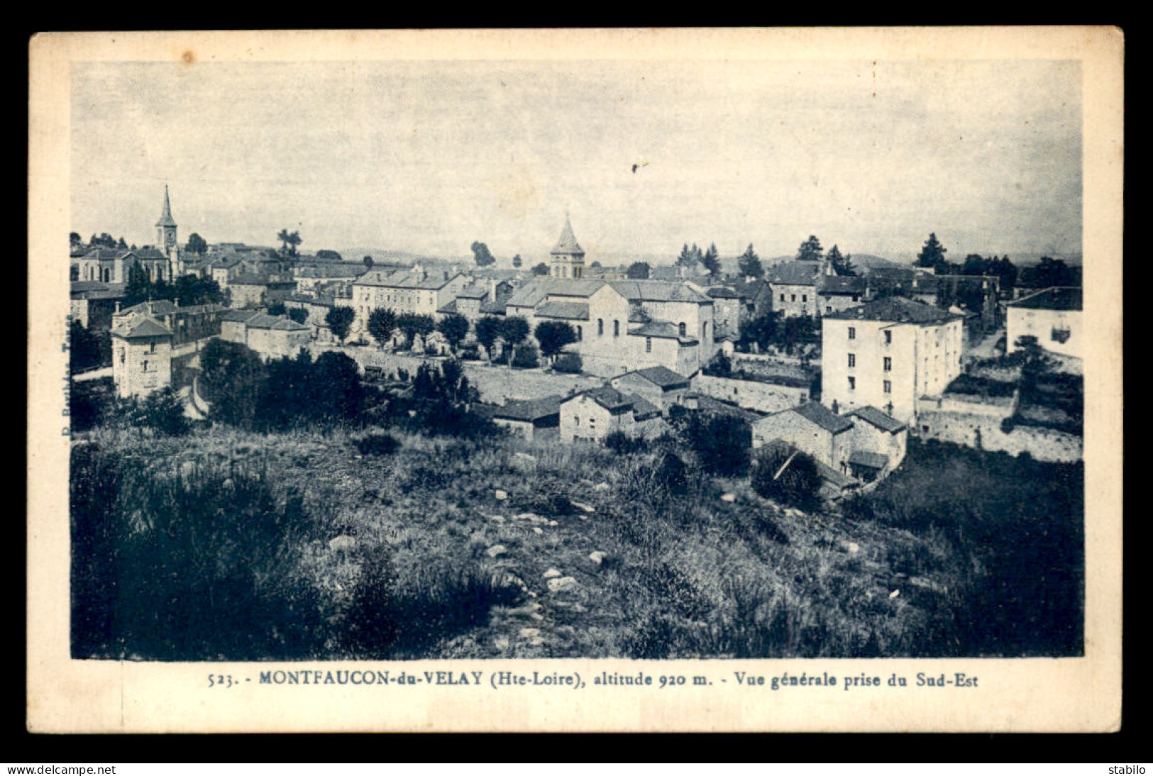 43 - MONTFAUCON-EN-VELAY - VUE GENERALE - Montfaucon En Velay